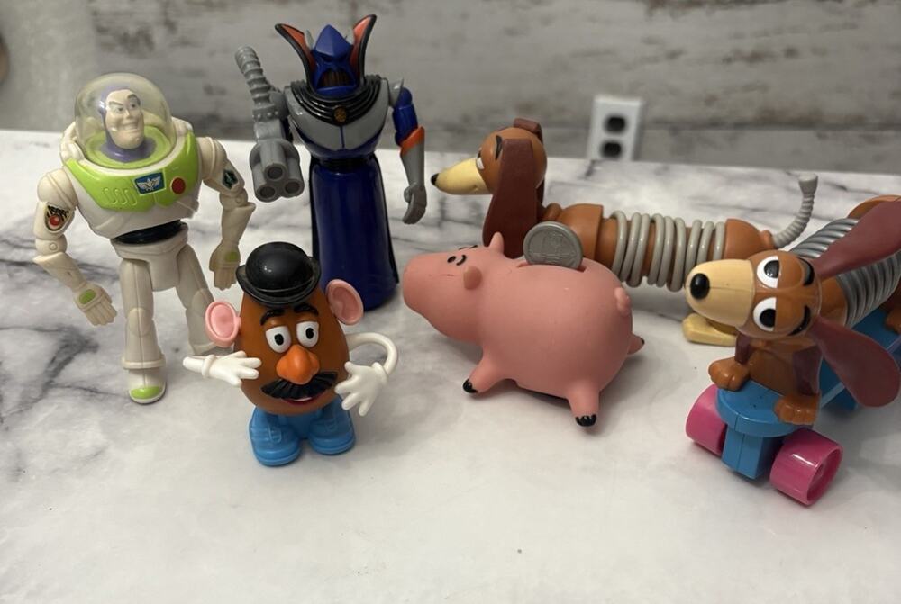 Vtg 1995 Burger King Toy Story Set of 6 Kids Meal Toys